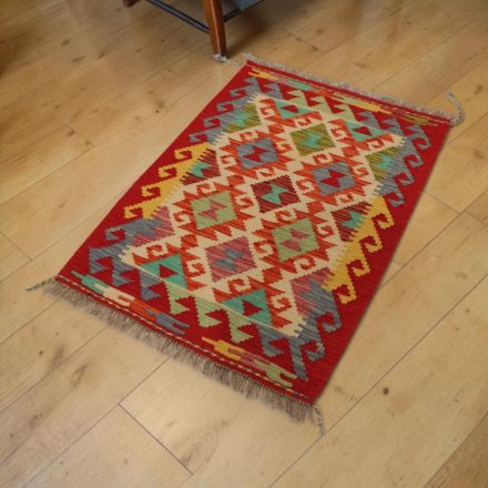 Etnikai Kilim szőnyeg Chobi 62x87 kézi szövésű gyapjú Kilim