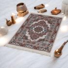 Gépi selyem szőnyeg ROYAL 70x110 vékony török szőnyeg