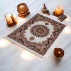 Gépi selyem szőnyeg ROYAL 70x110 vékony török szőnyeg