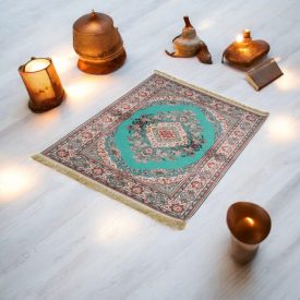 Gépi selyem szőnyeg SILKEN 70x110 akril török szőnyeg