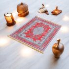 Gépi selyem szőnyeg SILKEN 70x110 akril török szőnyeg