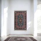 Gépi selyem szőnyeg SILKEN 70x110 akril török szőnyeg