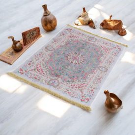 Gépi selyem szőnyeg SILKEN 70x110 akril török szőnyeg