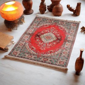 Gépi selyem szőnyeg SILKEN 70x110 akril török szőnyeg