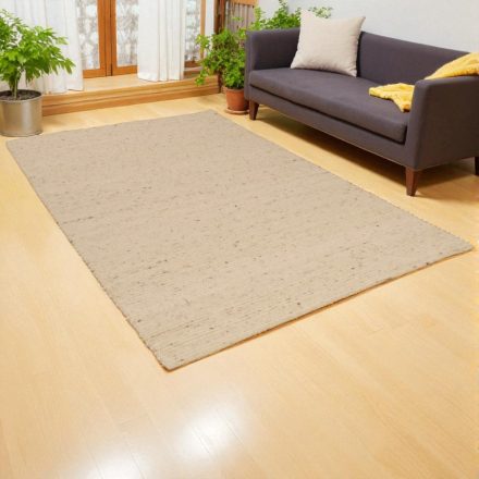 Vastag gyapjú szőnyeg 197x305 egyszínű nappali szőnyeg