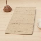 Vastag gyapjú szőnyeg 60x108 egyszínű nappali szőnyeg