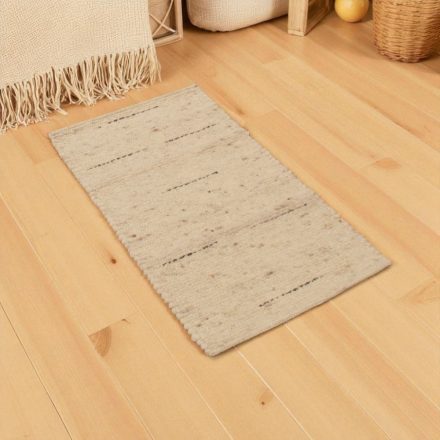 Vastag gyapjú szőnyeg 60x115 egyszínű nappali szőnyeg