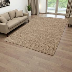 Vastag gyapjú szőnyeg 200x300 egyszínű nappali szőnyeg