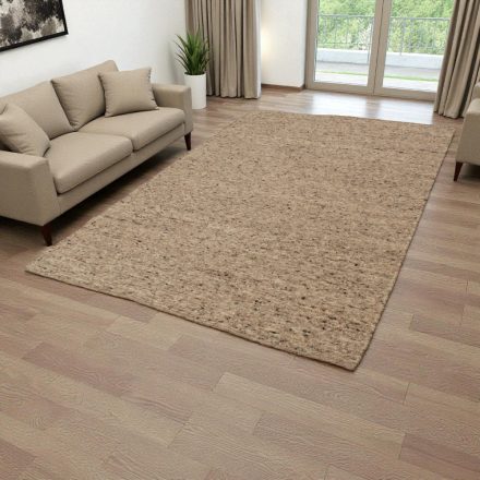 Vastag gyapjú szőnyeg 200x300 egyszínű nappali szőnyeg