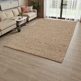 Gyapjú szőnyeg 200x300 egyszínű szőnyeg a nappaliba