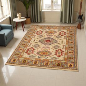 Kazak szőnyeg 124x175 kézi csomózású keleti szőnyeg