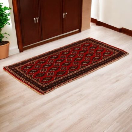Türkmén szőnyeg Balisht Nakhsha 47x96 kisméretű kézi csomózású szőnyeg