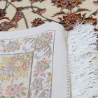 Selyem szőnyeg Parnian bézs 120x180 minőségi viszkóz selyem szőnyeg Iránból