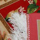 Selyem szőnyeg Életfa motívum Bíborvörös 100x150 minőségi viszkóz selyem szőnyeg Iránból