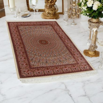 Selyem szőnyeg Soltaniye cream 100x150 iráni viszkóz selyem szőnyeg