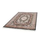 Selyem szőnyeg Nasrin kék 150x225 minőségi viszkóz selyem szőnyeg Iránból