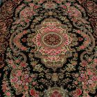 Selyem szőnyeg Nasrin kék 150x225 minőségi viszkóz selyem szőnyeg Iránból