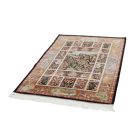 Selyem szőnyeg Golrokh kék 100x150 iráni viszkóz selyem szőnyeg