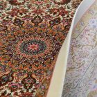 Selyem szőnyeg Helya cream 100x150 minőségi viszkóz selyem szőnyeg Iránból