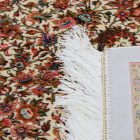 Selyem szőnyeg Helya cream 100x150 minőségi viszkóz selyem szőnyeg Iránból