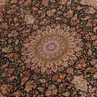 Selyem szőnyeg Helya kék 100x150 viszkóz selyem perzsa szőnyeg