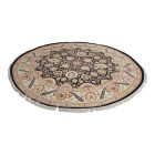 Kerek szőnyeg Isfahan 310x313 kézi csomózású iráni szőnyeg