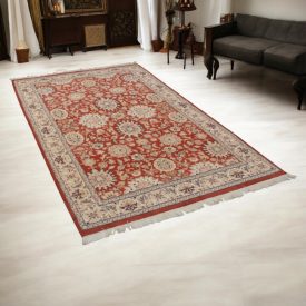 Isfahan szőnyeg 140x217 kézi csomózású iráni szőnyeg