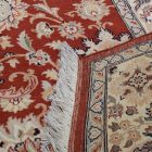 Isfahan szőnyeg 140x217 kézi csomózású iráni szőnyeg