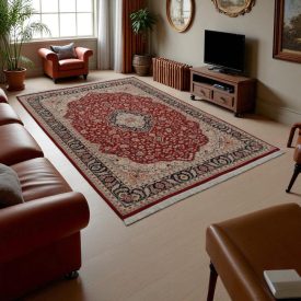   Isfahan szőnyeg 184x275 kézi csomózású perzsa szőnyeg a nappaliba