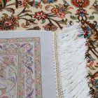 Selyem szőnyeg Negin cream 100x150 minőségi viszkóz selyem szőnyeg Iránból