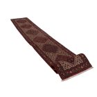 Bidjar iráni futószőnyeg 63x390 kézi csomózású perzsa szőnyeg a folyosóra