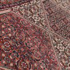 Bidjar iráni futószőnyeg 63x390 kézi csomózású perzsa szőnyeg a folyosóra