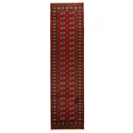 Futószőnyeg bordó Bokhara 81x302 kézi gyapjú szőnyeg