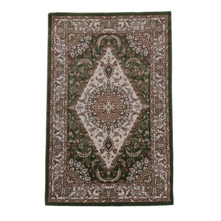 Klasszikus szőnyeg zöld 200x290 Keleti mintás gépi perzsa szőnyeg