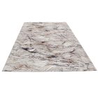 Modern szőnyeg bézs barna kék NADIM 200x300 gépi modern szőnyeg nappaliba