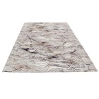 Modern szőnyeg bézs barna kék NADIM 80x150 gépi poliészter szőnyeg