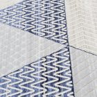 Modern szőnyeg bézs barna kék MELIS 140x200 gépi modern szőnyeg nappaliba vagy hálószobába