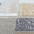 Modern szőnyeg szürke kék barna SAMI 140x200 gépi poliészter szőnyeg