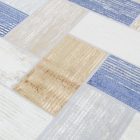 Modern szőnyeg szürke kék barna SAMI 80x150 gépi modern szőnyeg nappaliba vagy hálószobába