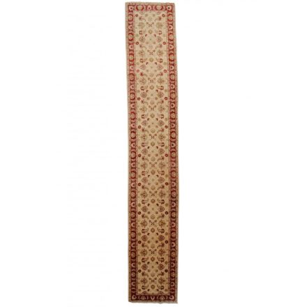 Ziegler perzsa szőnyeg bézs-piros 82x502 kézi gyapjú szőnyeg