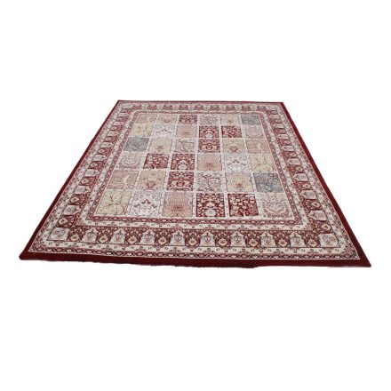 Klasszikus szőnyeg bordó 200x290 Keleti mintás gépi perzsa szőnyeg