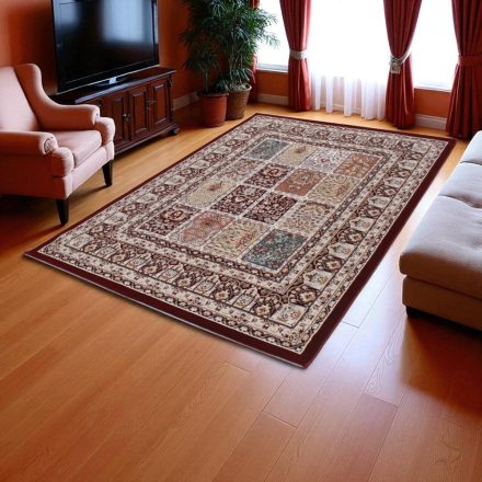 Klasszikus szőnyeg bordó 150x230 Keleti mintás szőnyeg a nappaliba