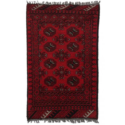 Gyapjú szőnyeg bordó Aqchai 72x118 kézi szőnyeg