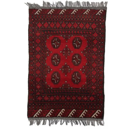 Gyapjú szőnyeg Aqchai 75x109 bordó kézi szőnyeg
