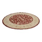 Kerek szőnyeg Ziegler barna-bézs 260x266 kézi csomózású perzsa szőnyeg