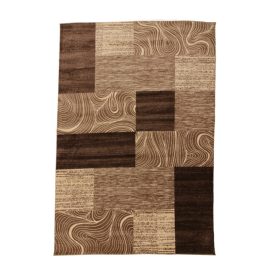 Modern szőnyeg barna 200x300 gépi szőnyeg nappaliba