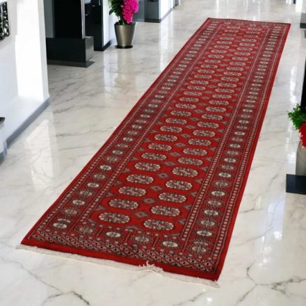 Futószőnyeg bordó Bukhara 79x362 Pakisztáni kézi csomózású szőnyeg