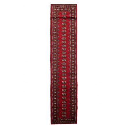 Futószőnyeg bordó Bokhara 79x355 kézi gyapjú szőnyeg