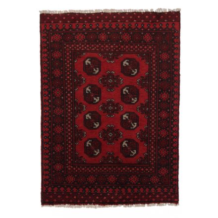 Gyapjú szőnyeg Aqchai 76x107 bordó kézi szőnyeg