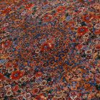 Selyem szőnyeg Golara sötétkék 150x225 minőségi viszkóz selyem szőnyeg Iránból